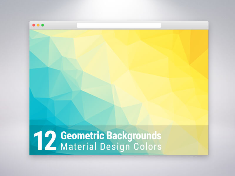 Material Design Geometric Backgrounds
