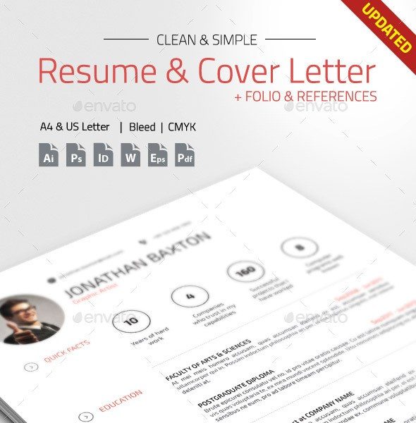 Professional amp clean html cv resume